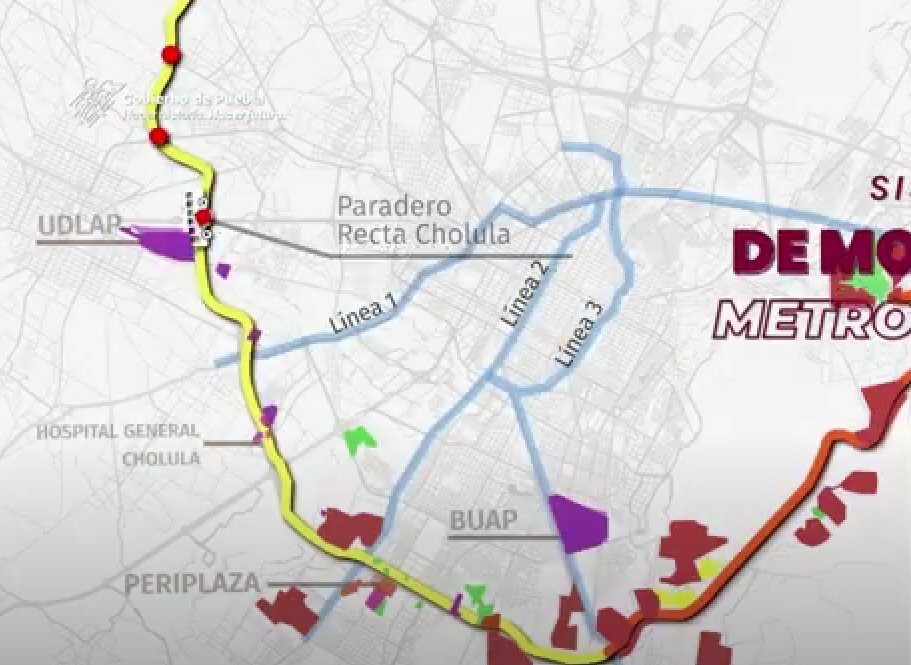 linea 4 ruta puebla dos terminales 13 paraderos