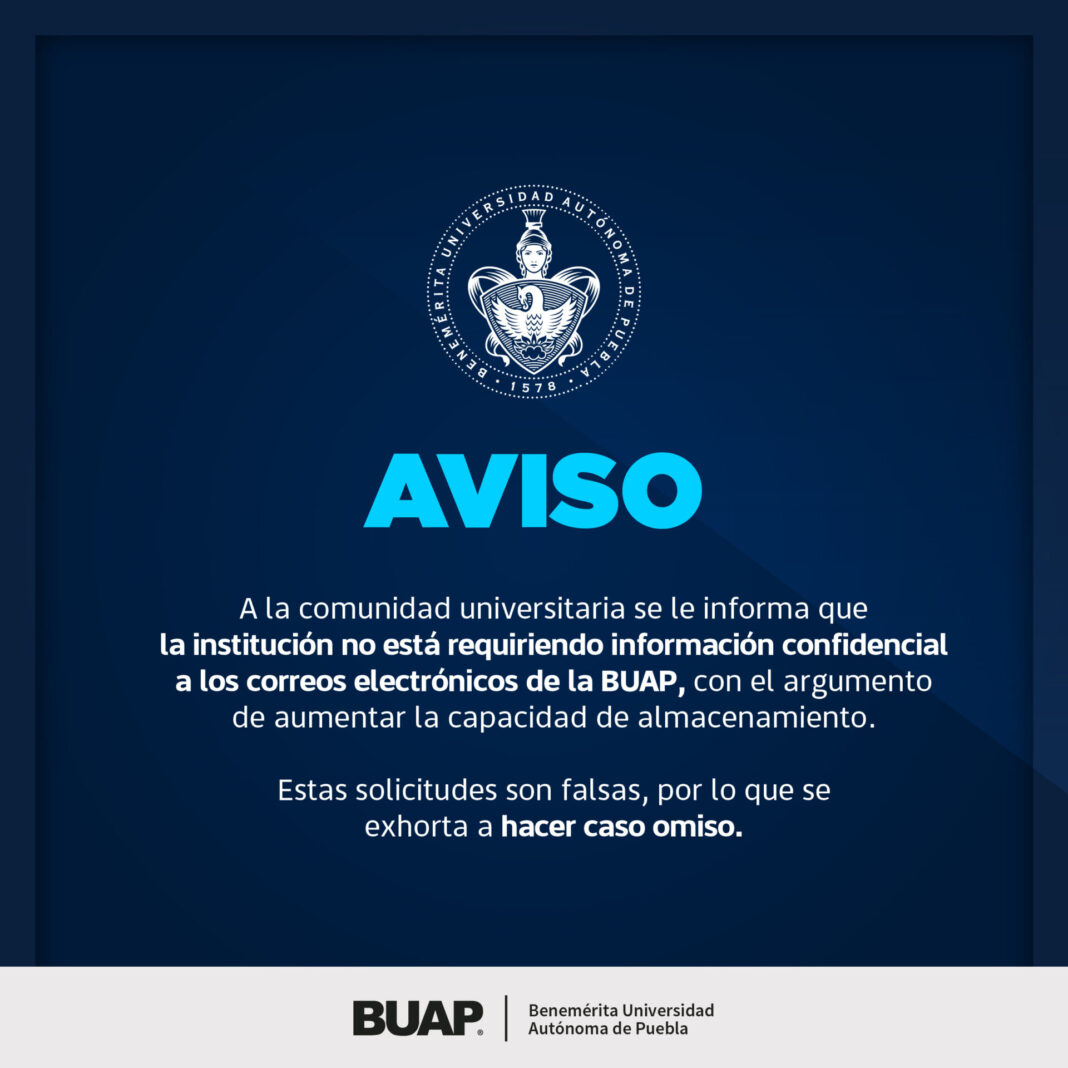 buap aviso solicitudes